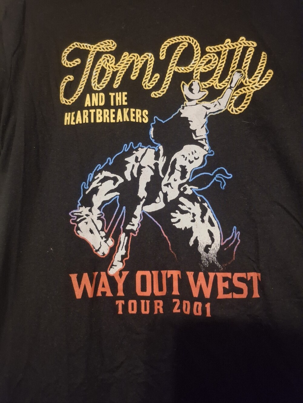 Tom Petty 'Way Out West Tour 2001' Graphic Band Tee